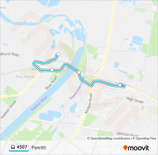 4507 Route: Schedules, Stops & Maps - Penrith (Updated)