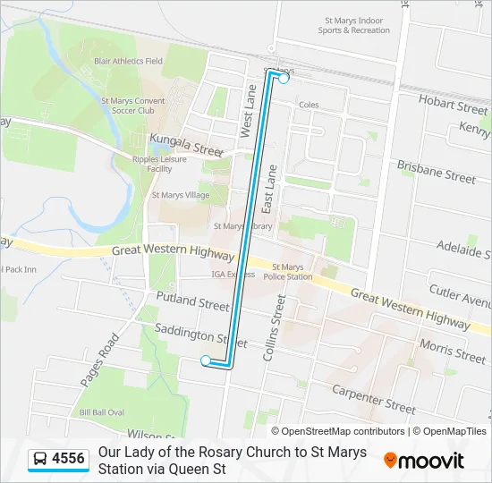 4556 Route: Schedules, Stops & Maps - St Marys (Updated)