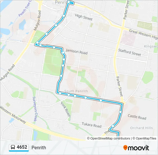 4652 Bus Line Map