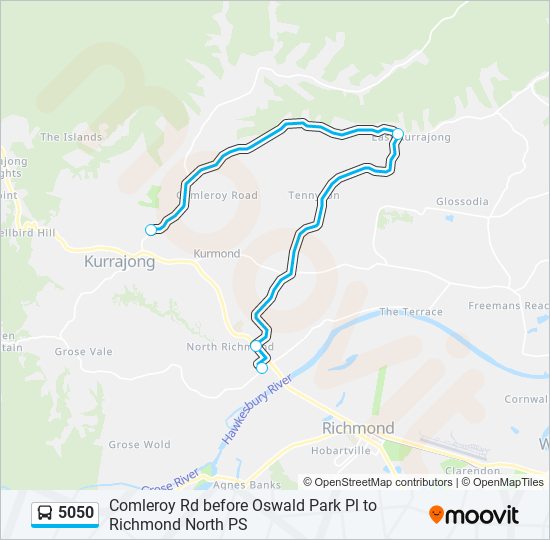 5050 bus Line Map