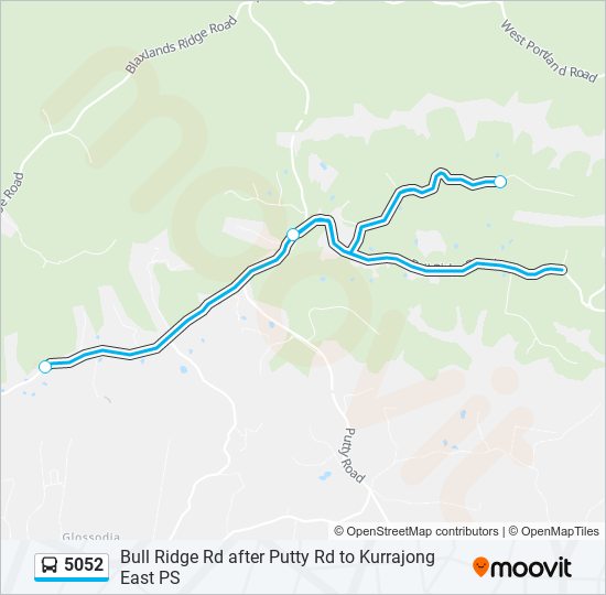 5052 bus Line Map