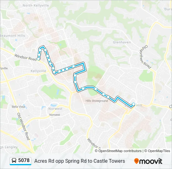 5078 Bus Line Map