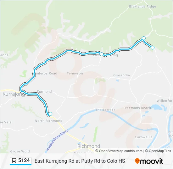5124 Route: Schedules, Stops & Maps - Colo HS (Updated)