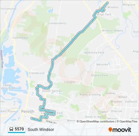 5570 Bus Line Map