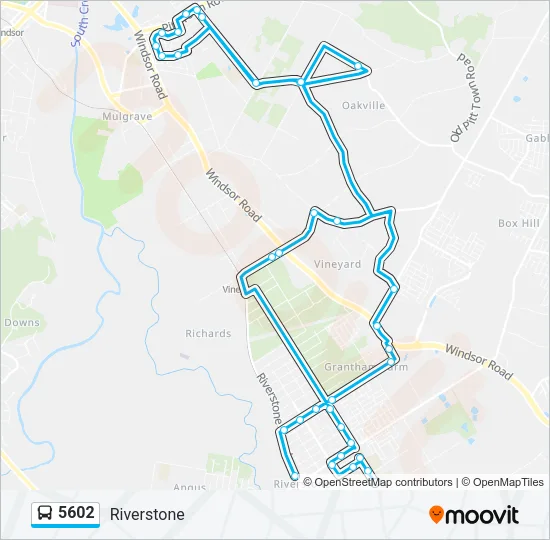 5602 Bus Line Map