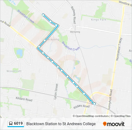 6019 Route: Schedules, Stops & Maps - St Andrews Junior Campus (Updated)