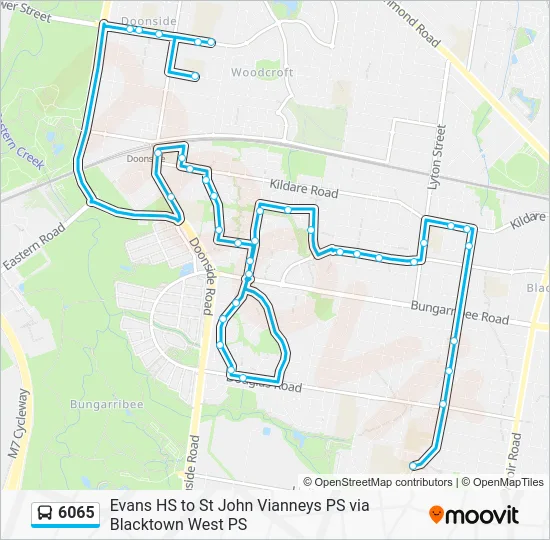 6065 Route: Schedules, Stops & Maps - St John Vianney School (Updated)