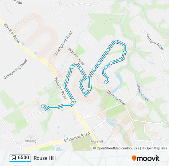 6500 Bus Line Map