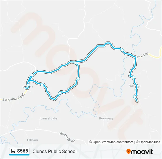 S565 Bus Line Map