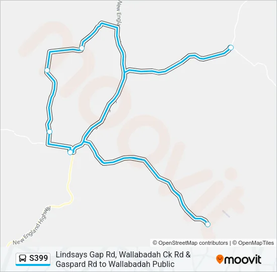 S399 Bus Line Map