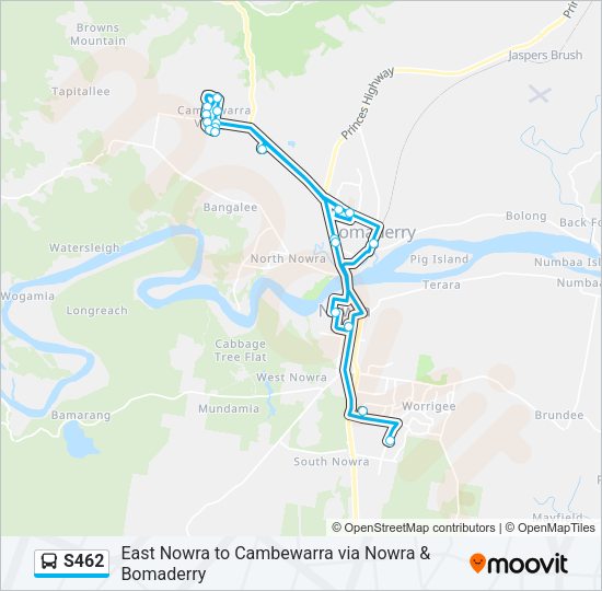 s462 Route: Schedules, Stops & Maps - Cambewarra (Updated)