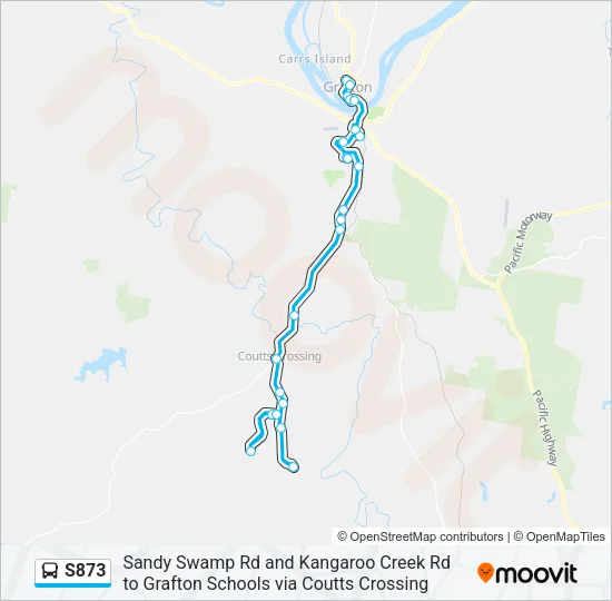 S873 Bus Line Map