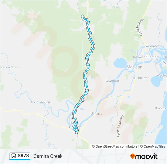 S878 Bus Line Map