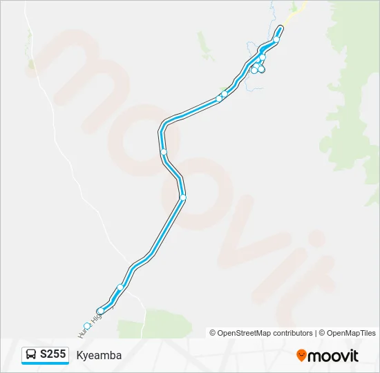 Mapa de S255 de 