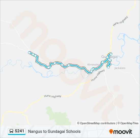 S241 Bus Line Map