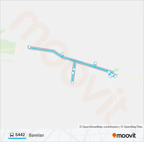 S442 Bus Line Map