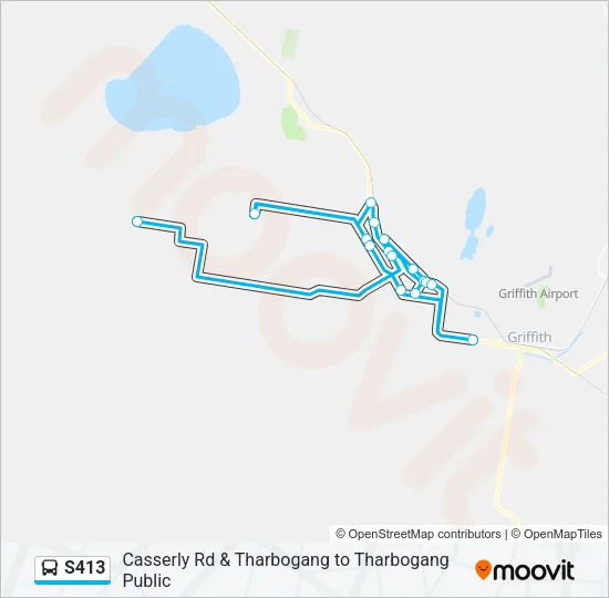 S413 Bus Line Map