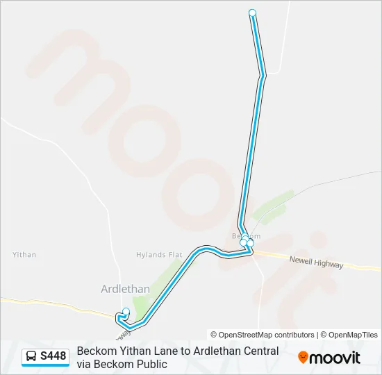 S448 Bus Line Map