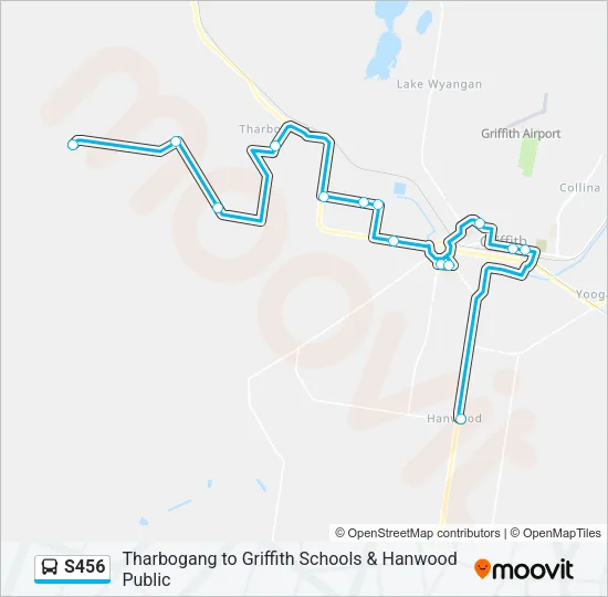 S456 Bus Line Map