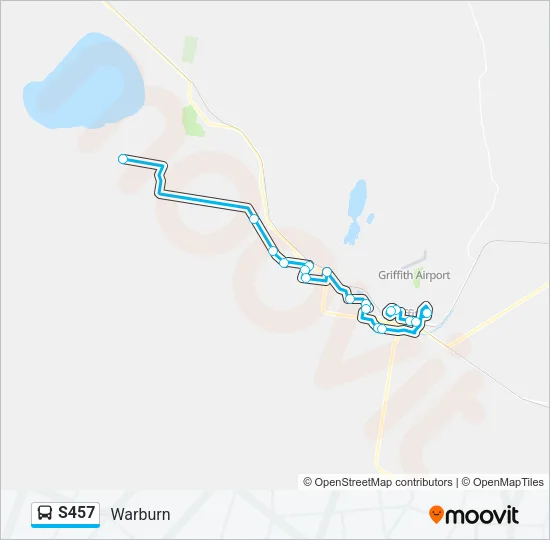 S457 Bus Line Map
