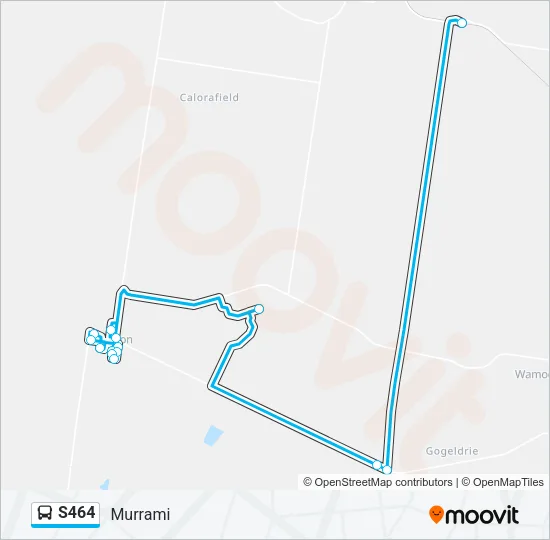 S464 Bus Line Map