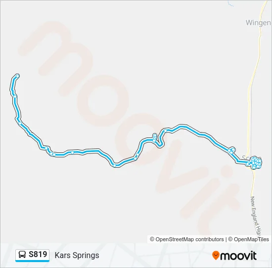 S819 Bus Line Map
