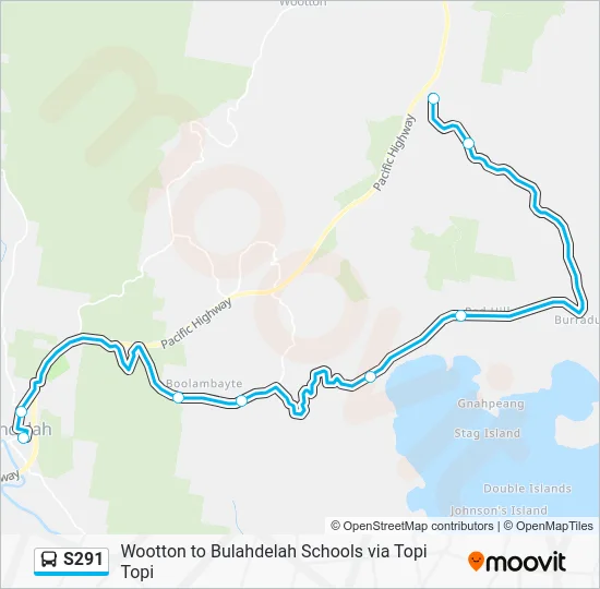 Mapa de S291 de 