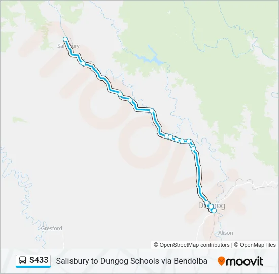 S433 Bus Line Map