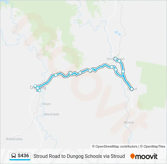 438x Bus S436 Route: Schedules, Stops & Maps - Stroud Road (Updated)