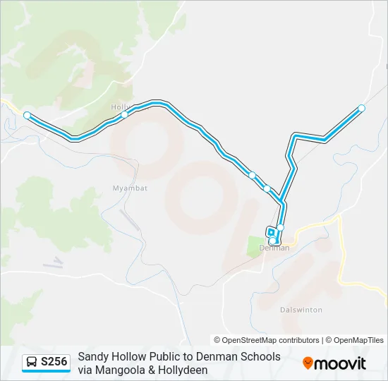 S256 Bus Line Map