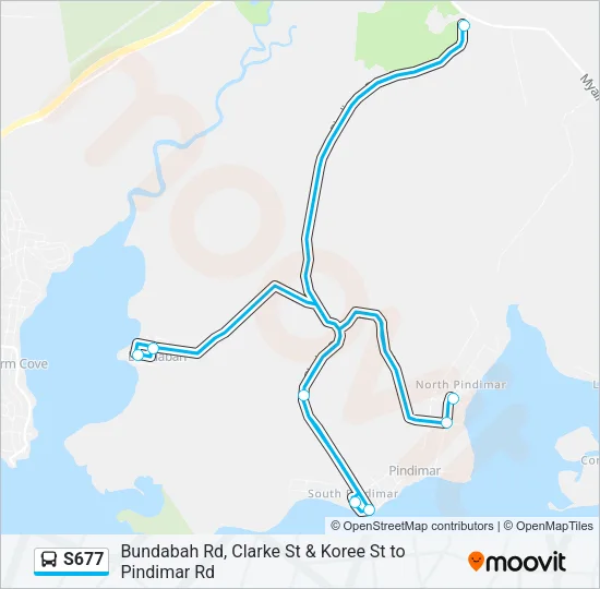 S677 Bus Line Map