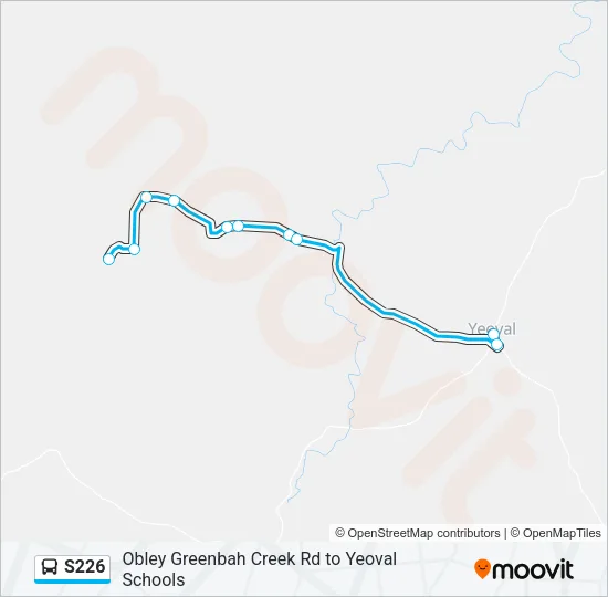 S226 Bus Line Map