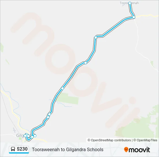S230 Bus Line Map