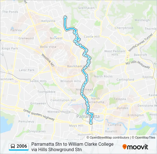 2006 Bus Line Map