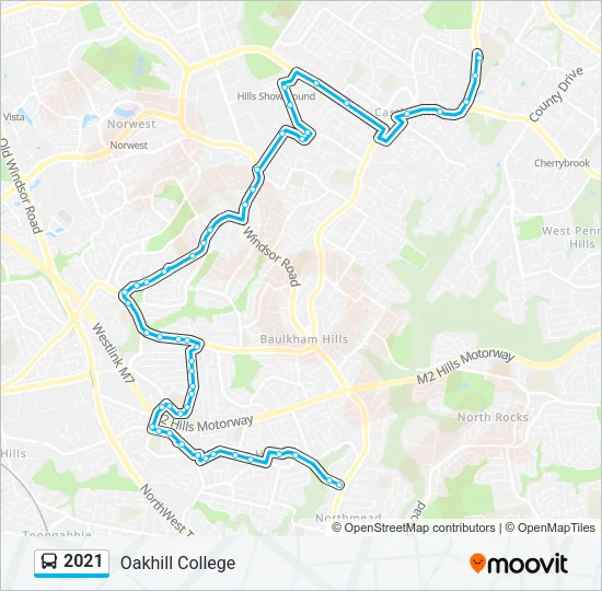 2021 Bus Line Map