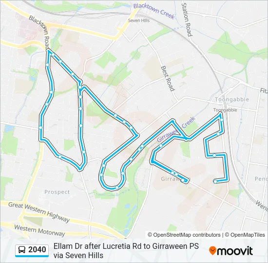 2040 Bus Line Map