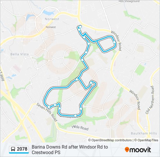 2078 bus Line Map