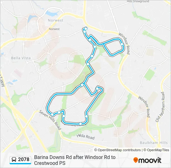 2078 Route: Schedules, Stops & Maps - Crestwood Primary (Updated)