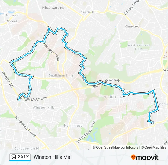 2512 Bus Line Map