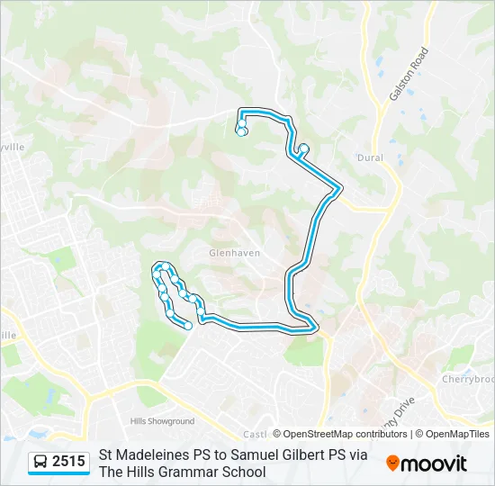 2515 Bus Line Map