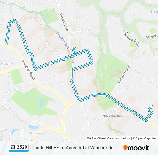 2520 Bus Line Map