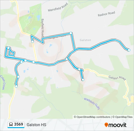 3569 Bus Line Map