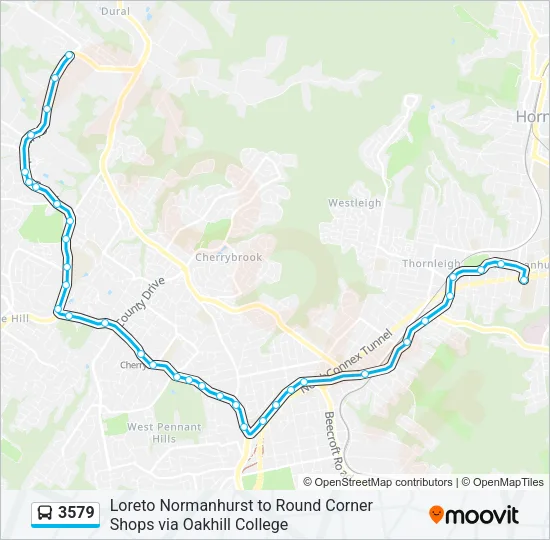3579 Bus Line Map