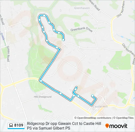 8109 Bus Line Map
