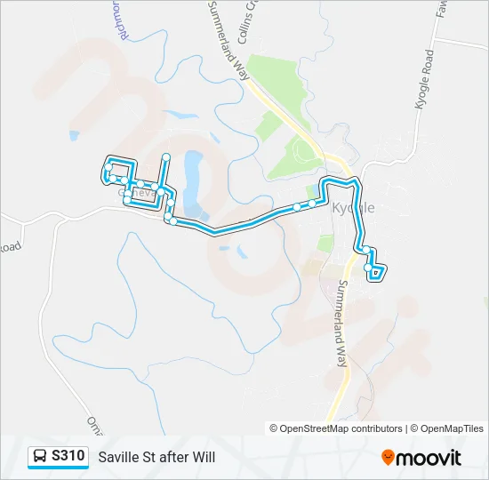 S310 Bus Line Map