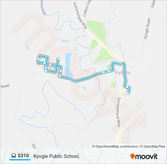 S310 Bus Line Map
