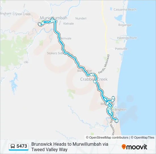 S473 Bus Line Map