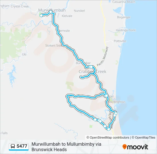 S477 Bus Line Map