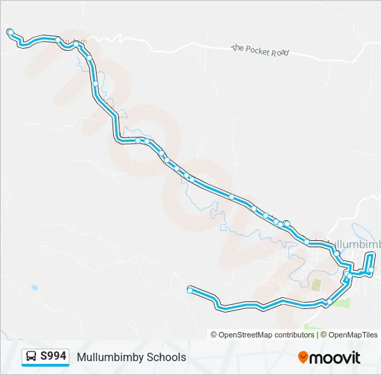 S994 Bus Line Map