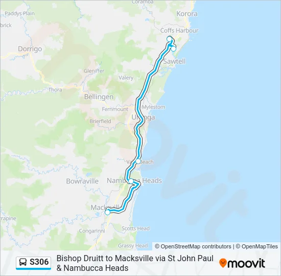 S306 Bus Line Map